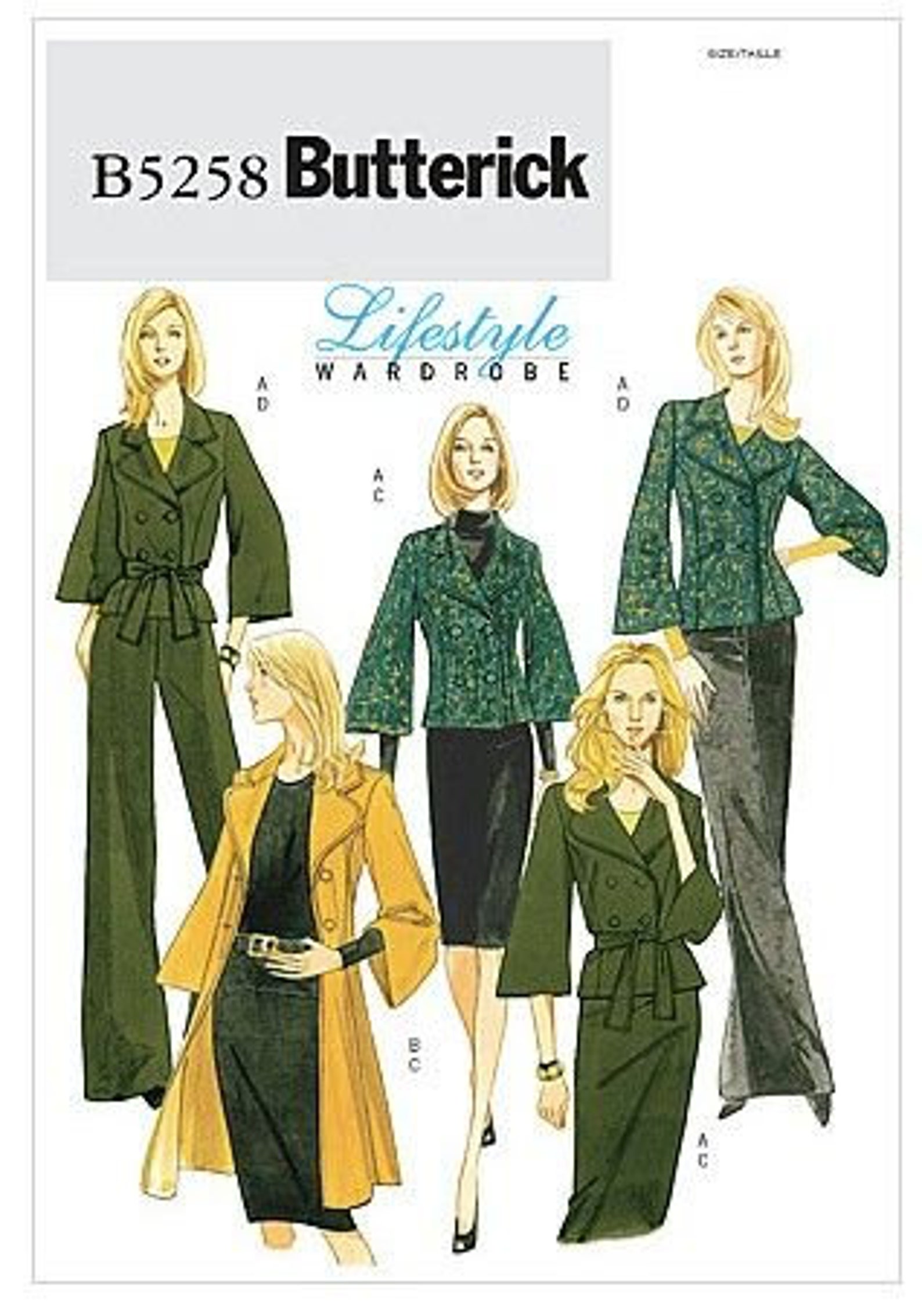 Sewing Pattern for Women's Dress Jacket Skirt and | Etsy