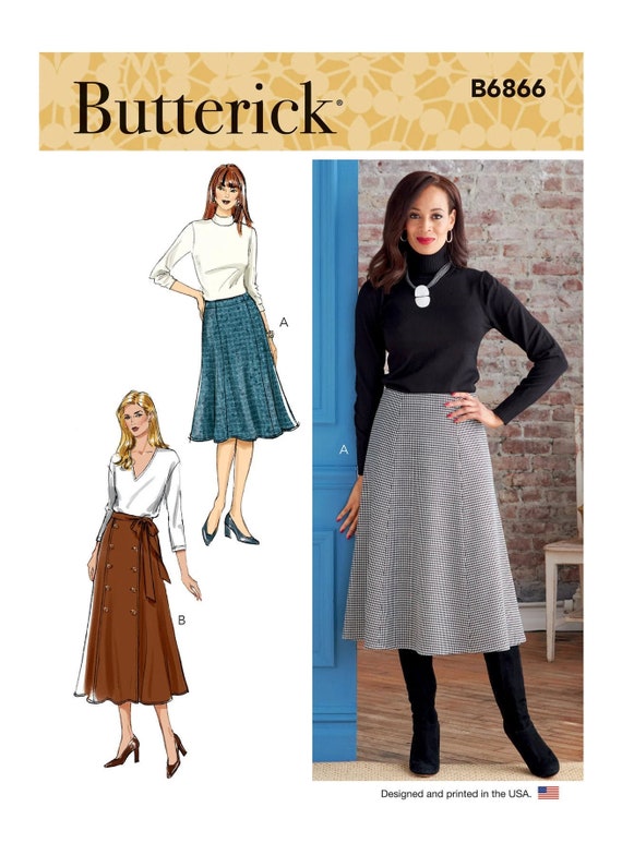 Easy Sewing Pattern for Women's Skirts Princess Seam - Etsy