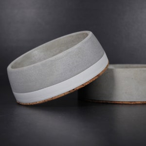 Nordischer Beton Fressnapf: Minimalistischer Beton Fressnapf
