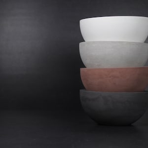 Simplicity concrete bowl | Modern cement pot |  Beton tray | Industrial home decor