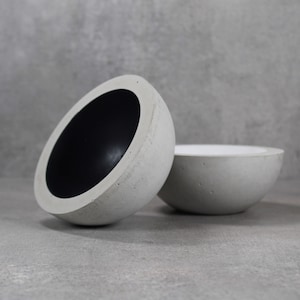 SCANDINAVIAN concrete bowl | Modern cement bowl | Industrial tray | Beton holder | Minimalist decor