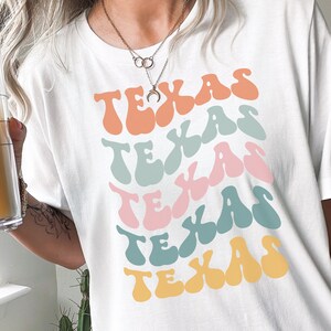 Retro Texas Shirt, Girls Trip, Texas Bachelorette Destination Party, Trendy Aesthetic, Preppy Girl Clothes, texas family vacation