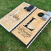 Wedding Cornhole Boards - Wedding Cornhole, Monagrammed Cornhole, Hand Painted Boards, Customized Cornhole, Custom Bag Toss, Marriage Baggo