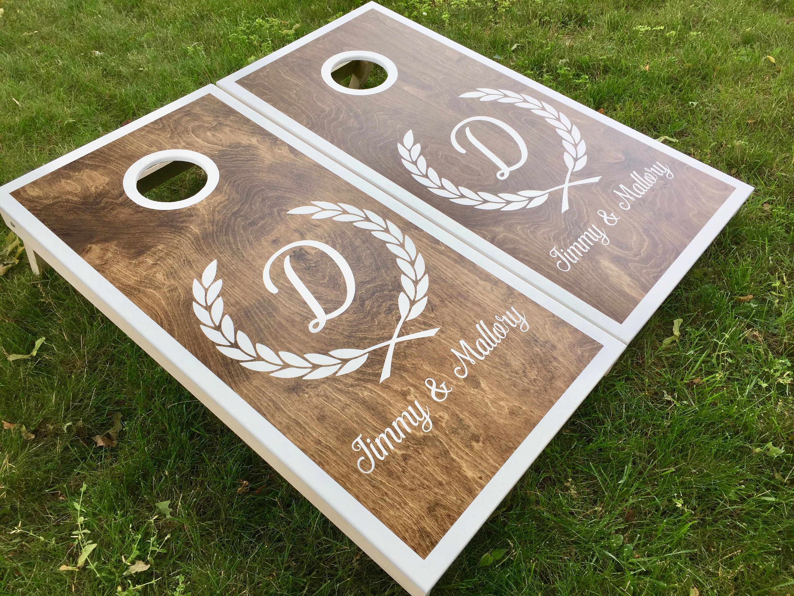 Wedding Cornhole Boards Wedding Cornhole Custom Cornhole Etsy