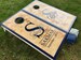 Wedding Cornhole Boards - Wedding Cornhole, Monagrammed Cornhole, Hand Painted Boards, Customized Cornhole, Custom Bag Toss, Marriage Baggo 