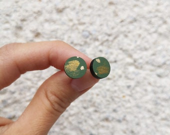 Unique abstract earrings, unique wooden earrings, minimalist earrings, elegant earrings, anniversary gift