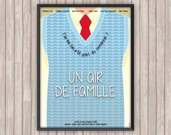 Un air de Famille (Jean-Pierre BACRI), l’affiche revisitée par Lino la Tomate !