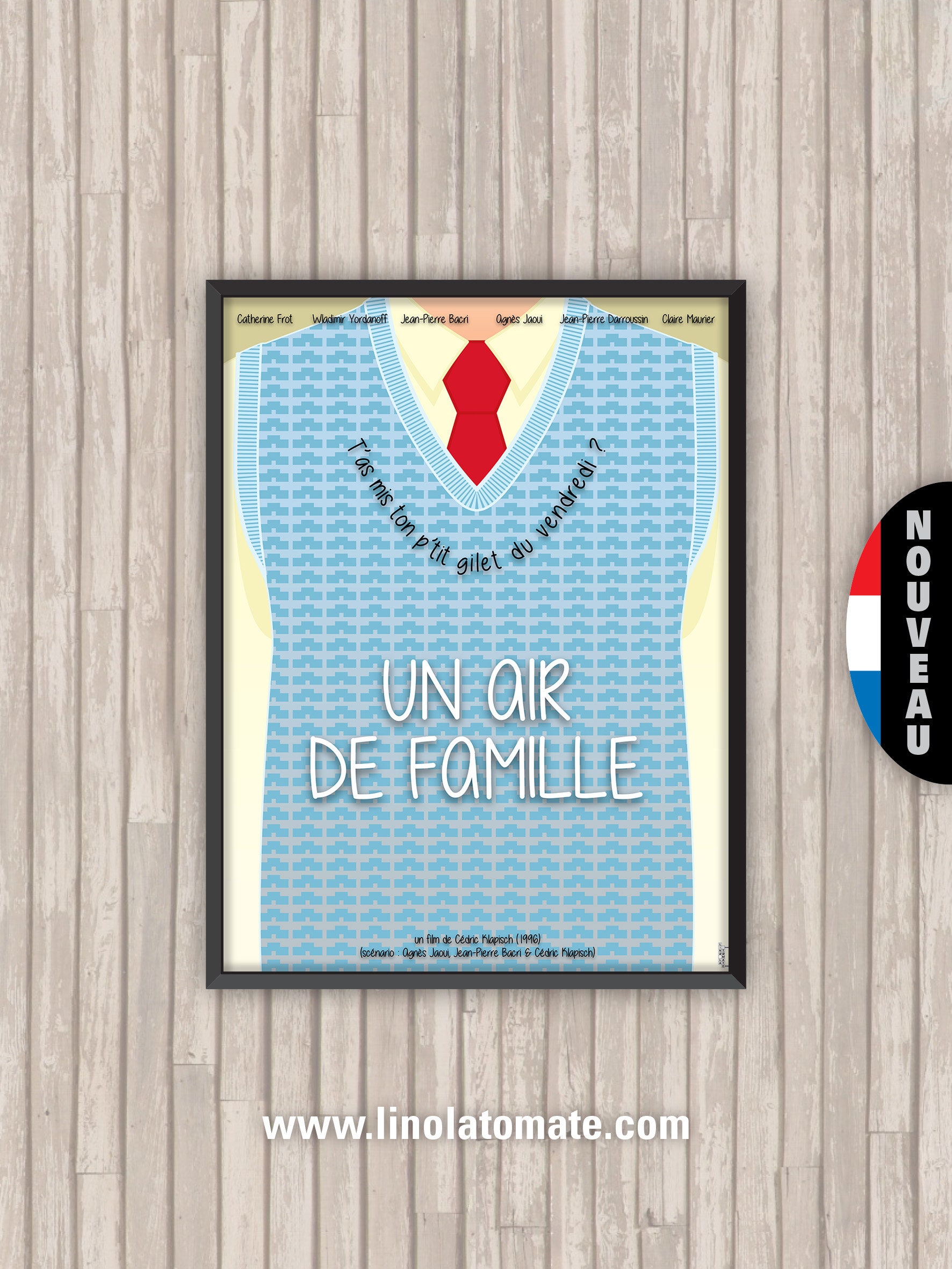 Affiche Film Un Air de Famille | Jean-Pierre Bacri