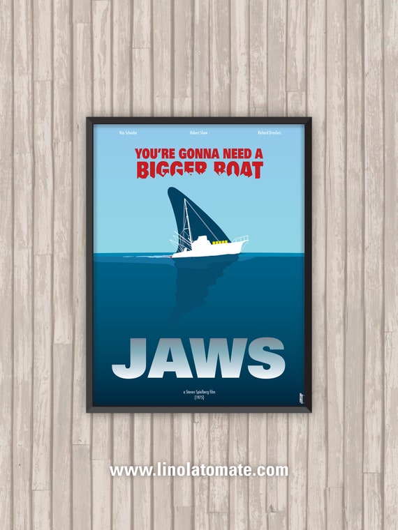Jaws Movie Poster Indoor/Outdoor 13oz Heavy Duty Vinyl Banner #954 