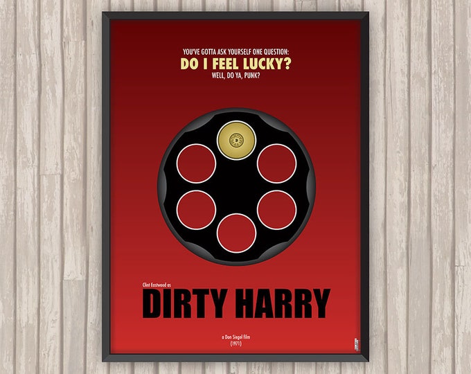 L'INSPECTEUR HARRY (Dirty Harry), l’affiche revisitée par Lino la Tomate !
