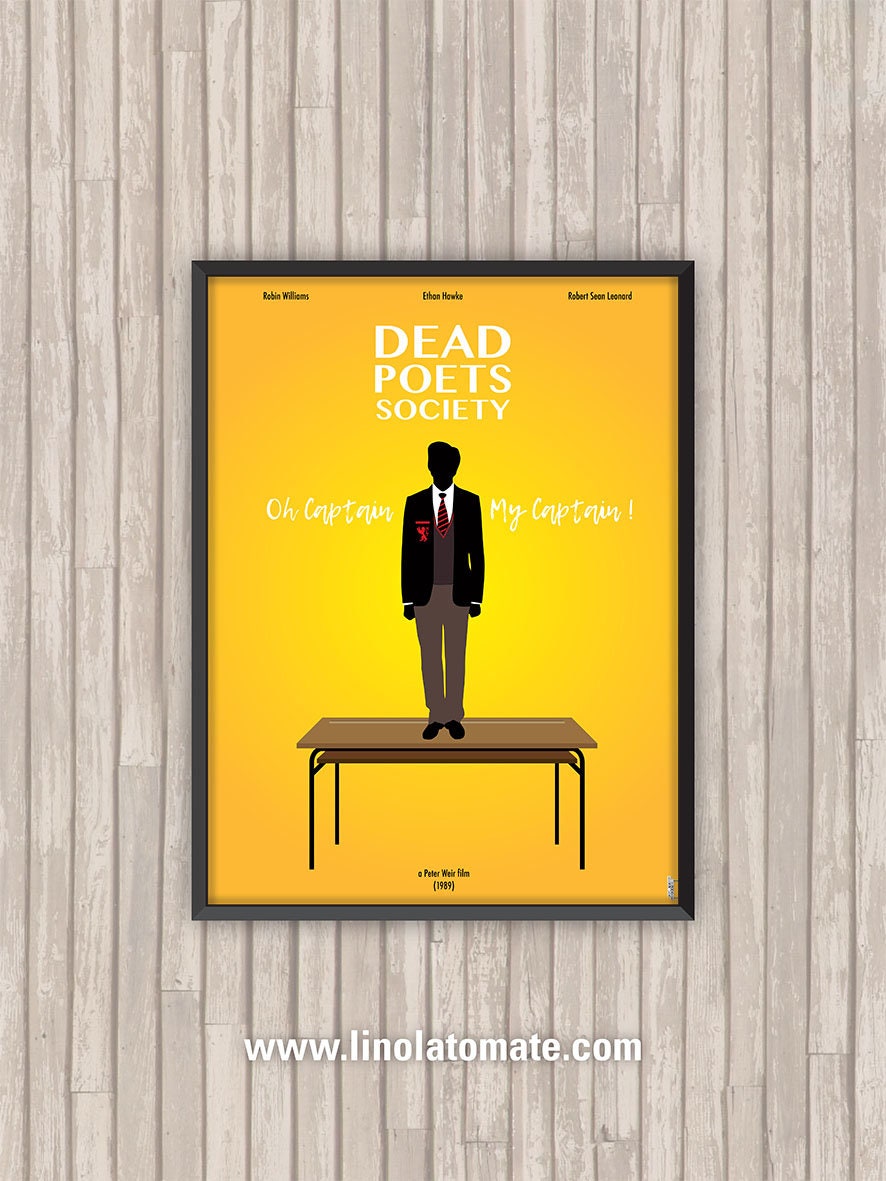 Dead Poets Society Print Wall Art Movie Art Physical Print Art