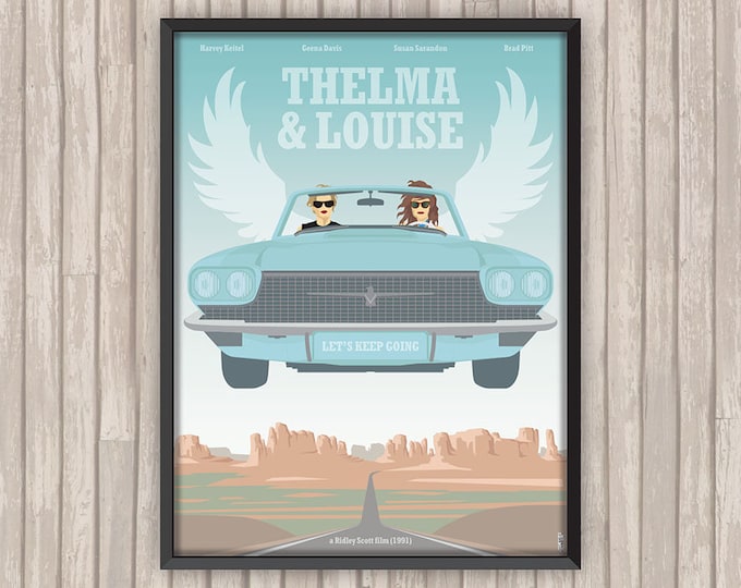 THELMA & LOUISE, l’affiche revisitée par Lino la Tomate !