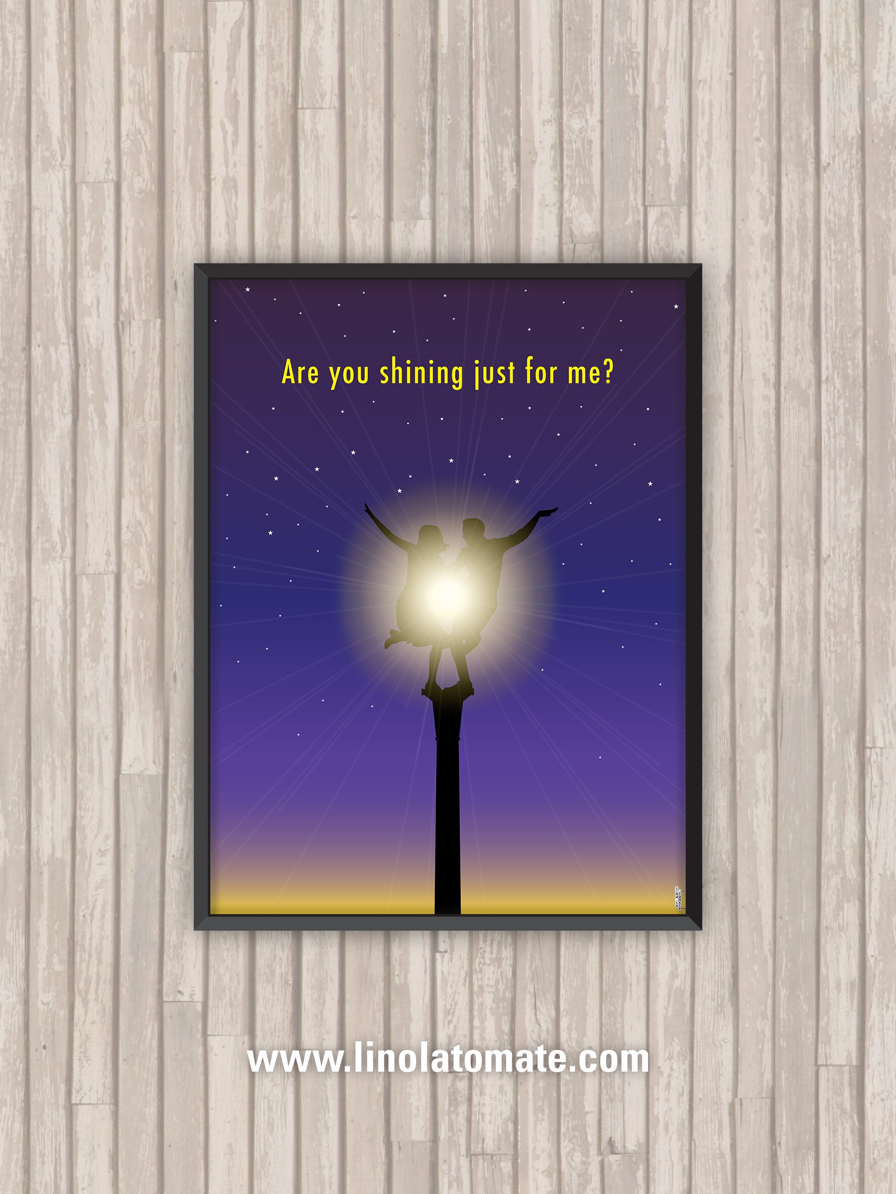 Affiche Film La Land, L'affiche Revisitée Par Lino La Tomate