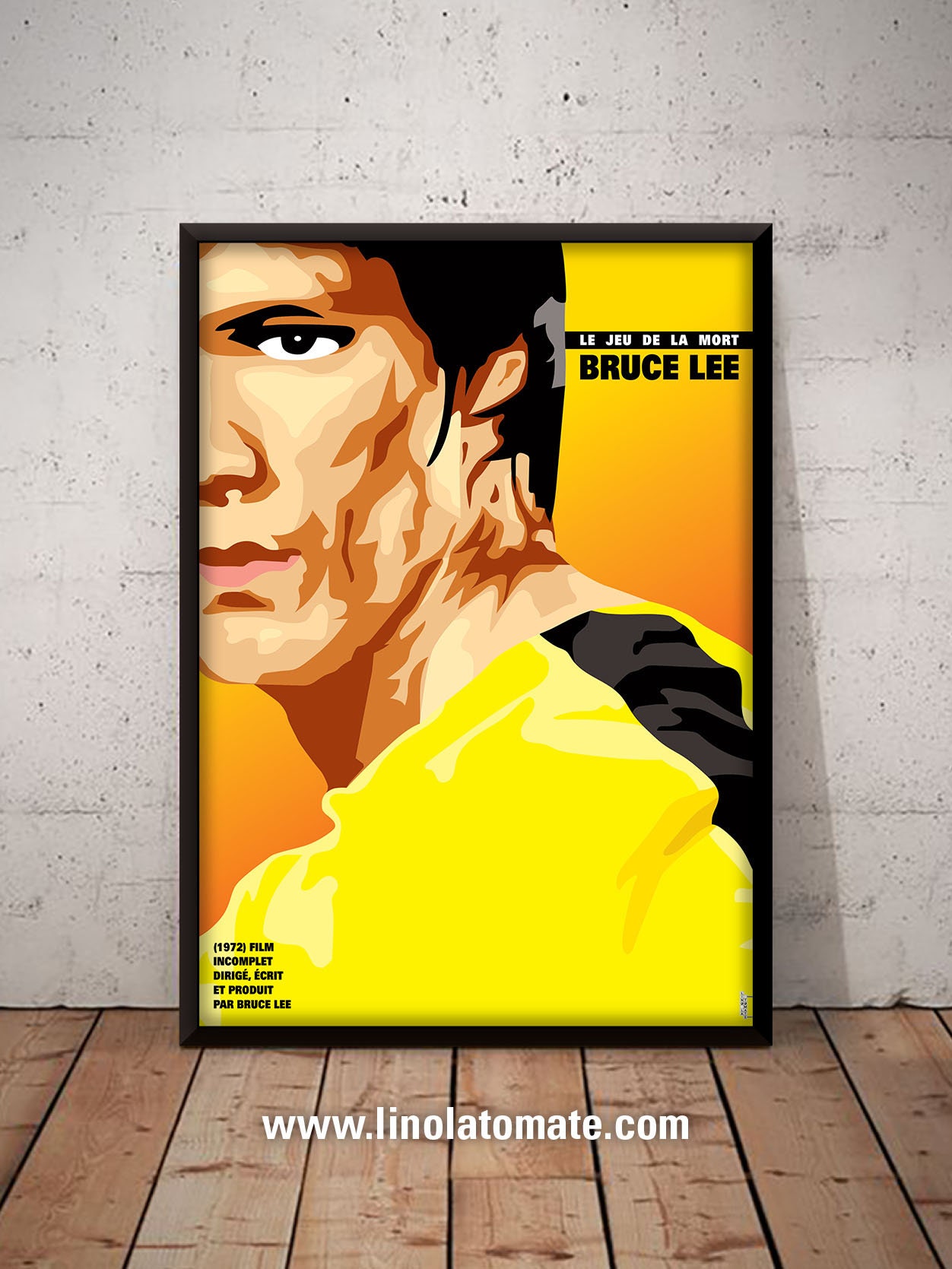 Le Jeu De La Mort Bruce Lee BRUCE LEE Le Jeu de la Mort (Game of Death), l’affiche revisitée par