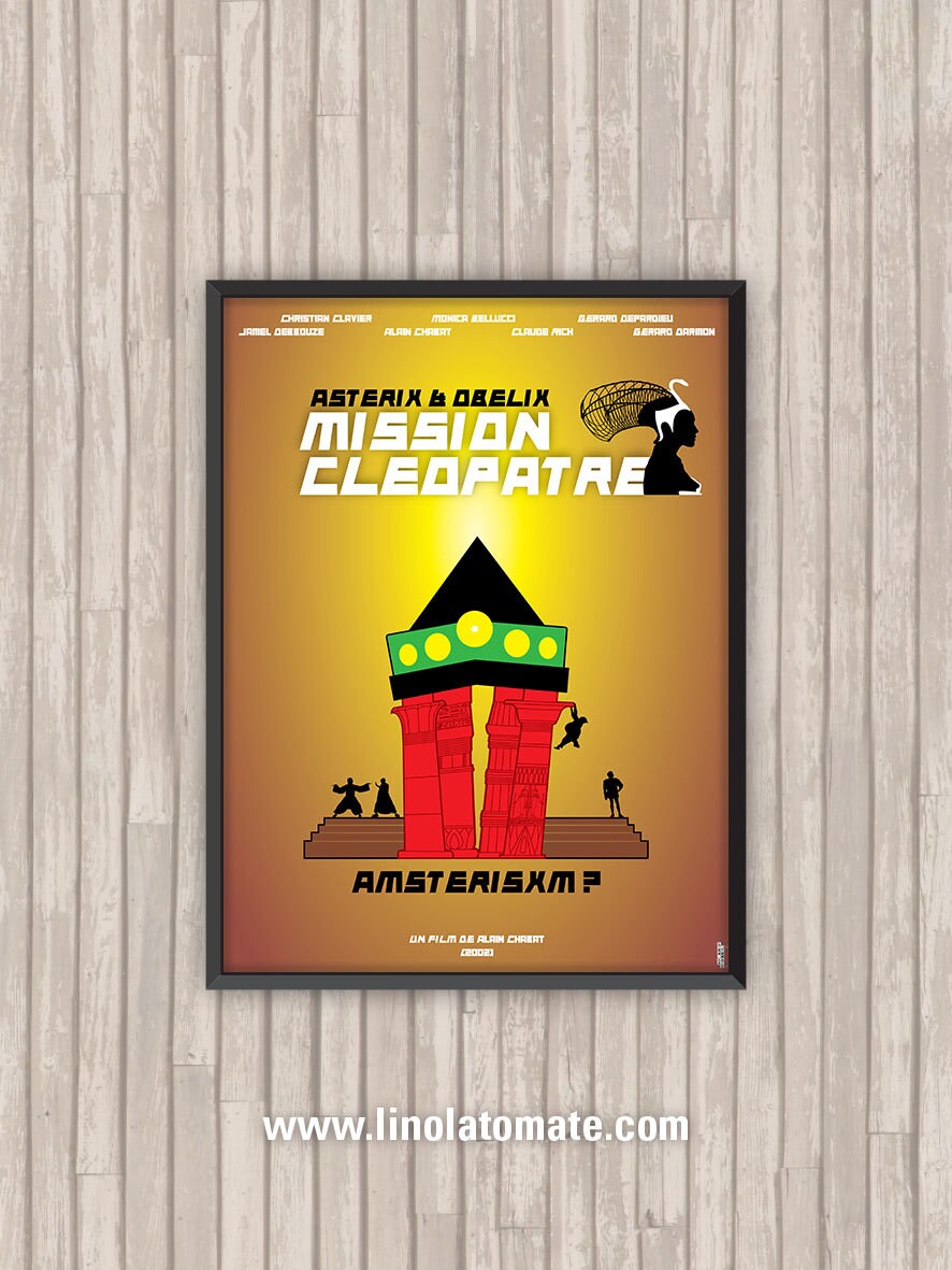 French Movie Poster Asterix Et Obelix Mission Cleopatre Etsy