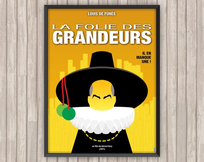 La FOLIE DES GRANDEURS, l’affiche revisitée par Lino la Tomate !