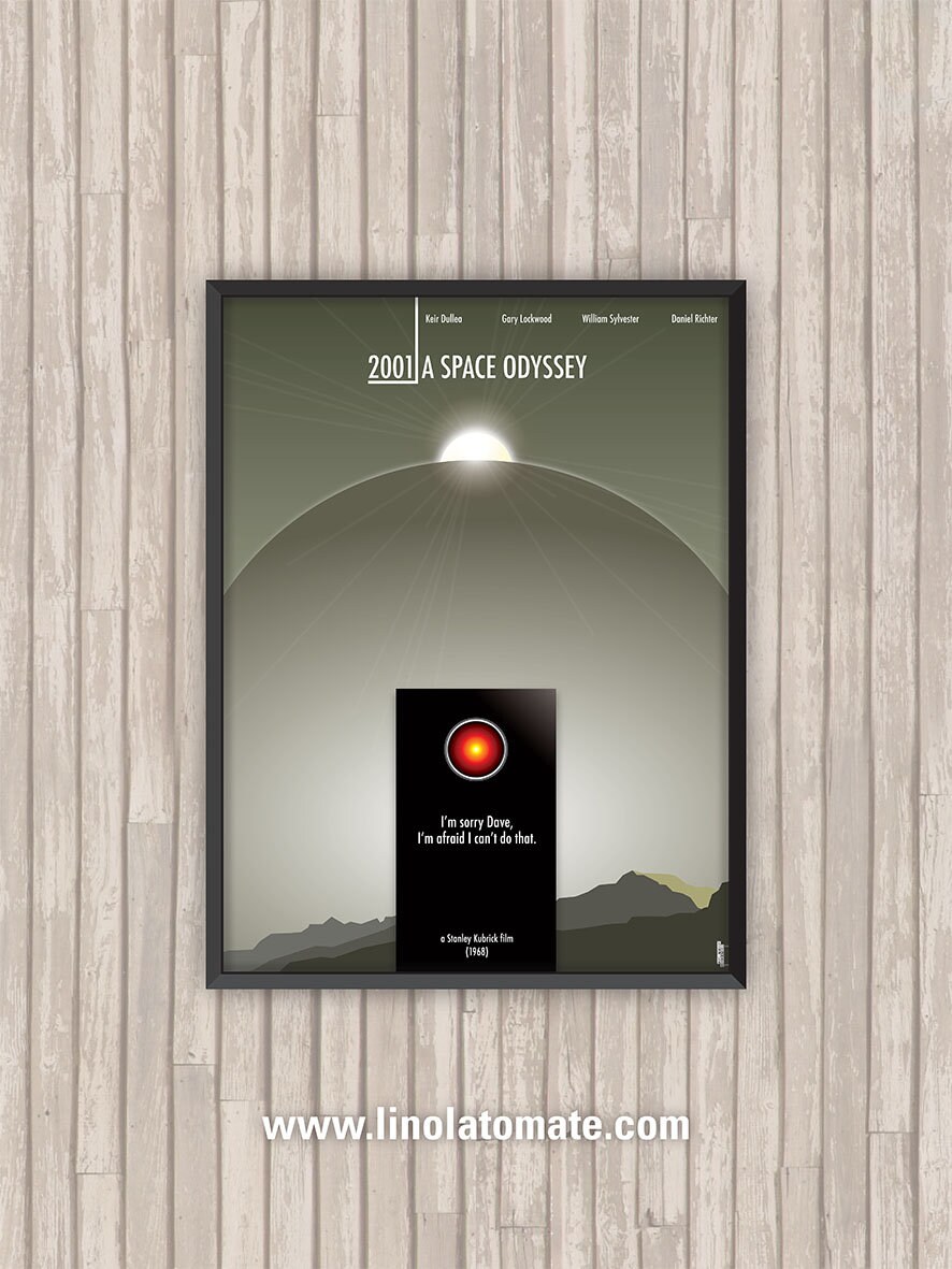 Affiche Film 2001, L'odyssée de L'espace | 2001 A Space Odyssey