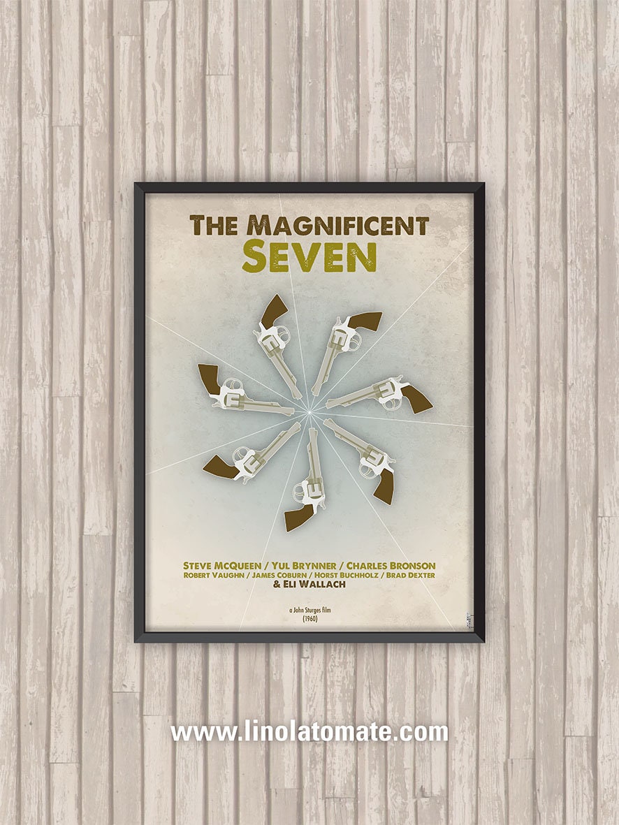 Affiche Film Les Sept Mercenaires | The Magnificent Seven