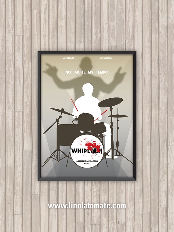 Movie Poster Whiplash Etsy