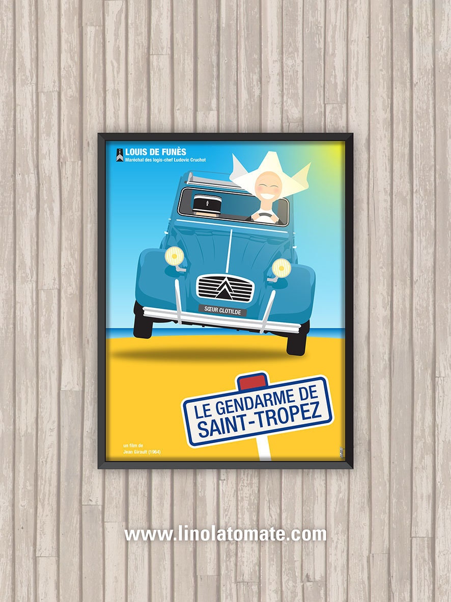Affiche Film Le Gendarme de Saint-Tropez