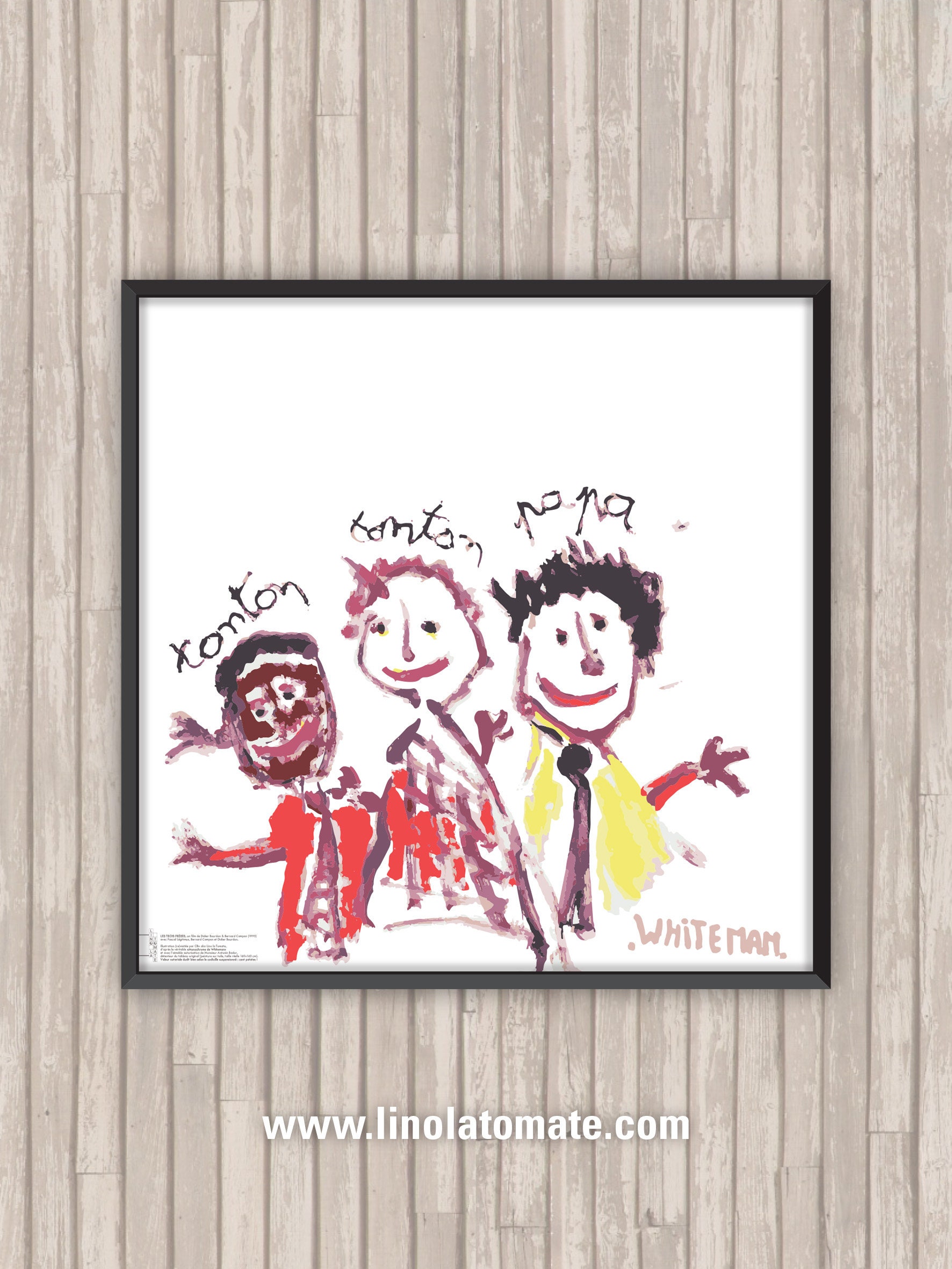 Affiche Film Monochrome de Whiteman Les Trois Frères