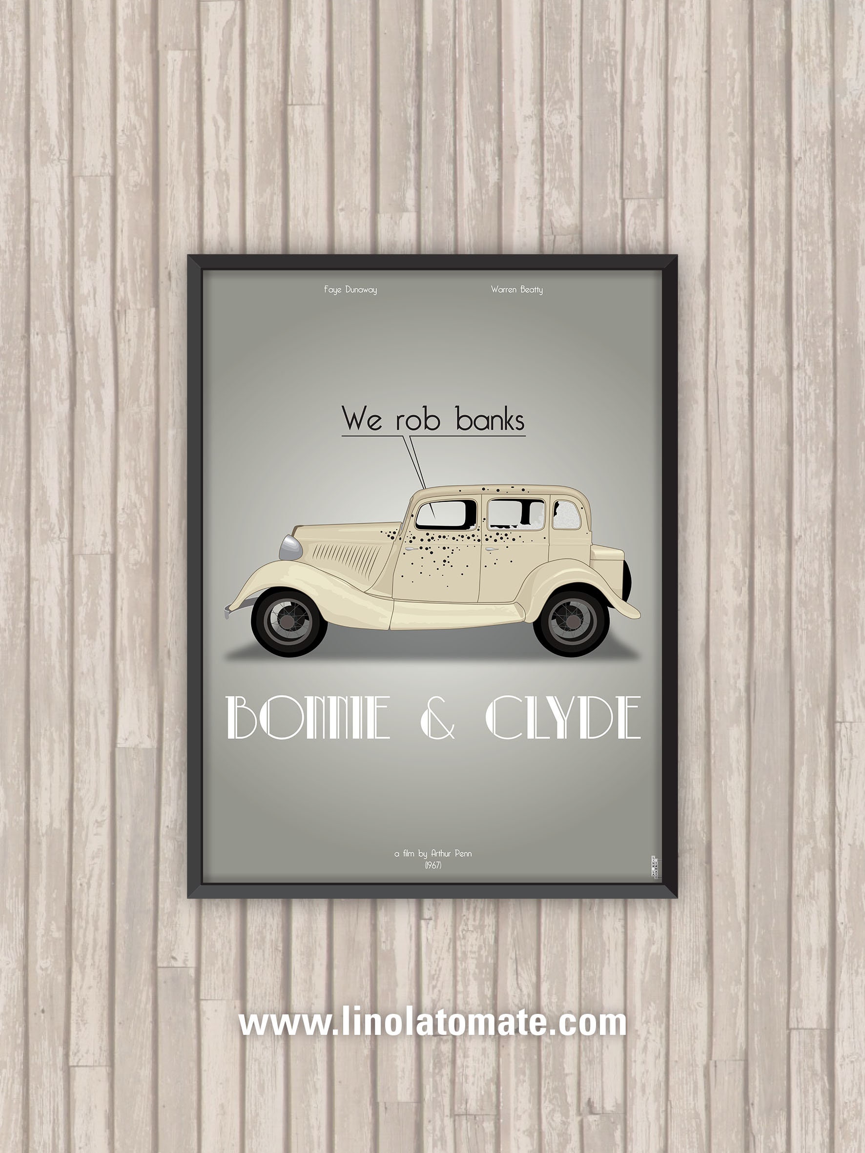 Affiche Film Bonnie & Clyde