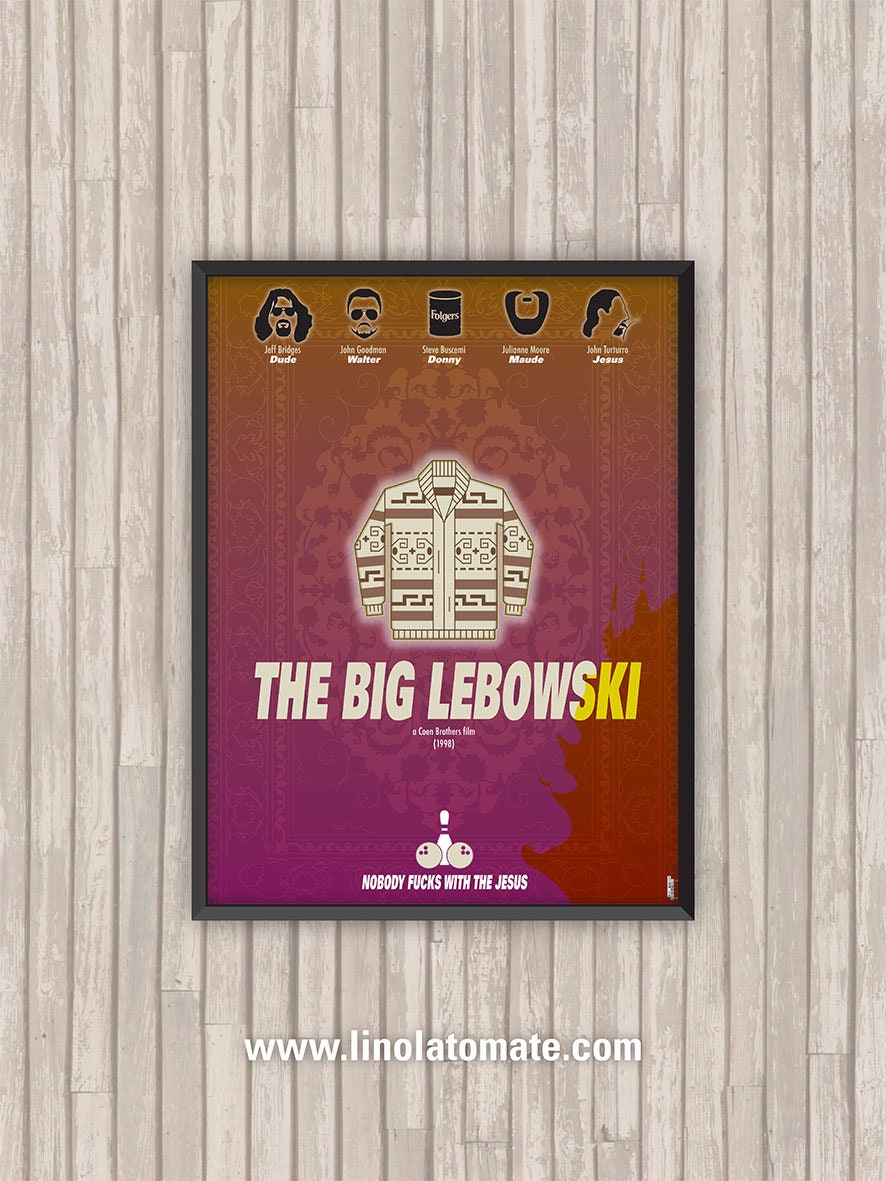 Affiche Film The Big Lebowski