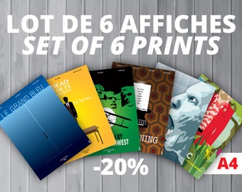 6 affiches au choix / Your set of 6 prints (A4) (-20%)