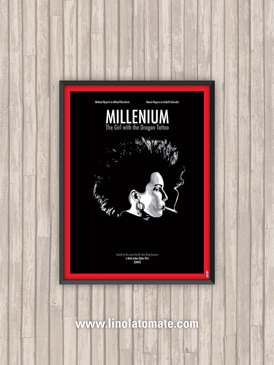 Affiche Film Millenium, Le Film | The Girl With The Dragon Tattoo