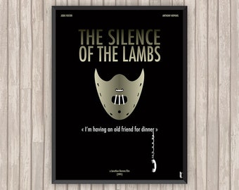 Movie poster THE SILENCE of the LAMBS