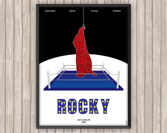 Poster film ROCKY, l’affiche revisitée par Lino la Tomate !