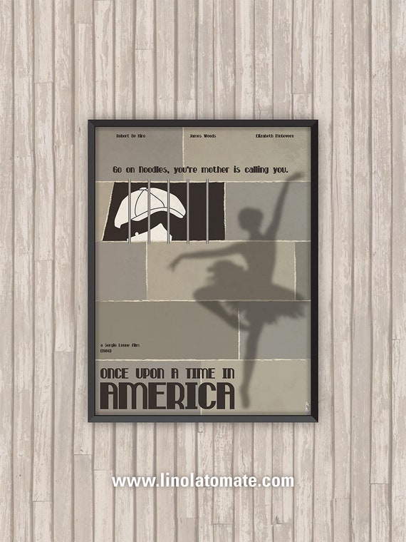 Once upon a time in America  movie poster print