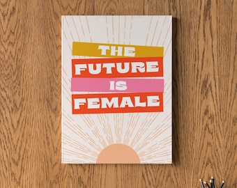 Cartel Feminista, Arte Mural Feminista, Arte Feminista Print, Arte Girl Power, Impresión Mujeres Empoderadas, Sala Infantil Femenina, Arte Infantil Feminista