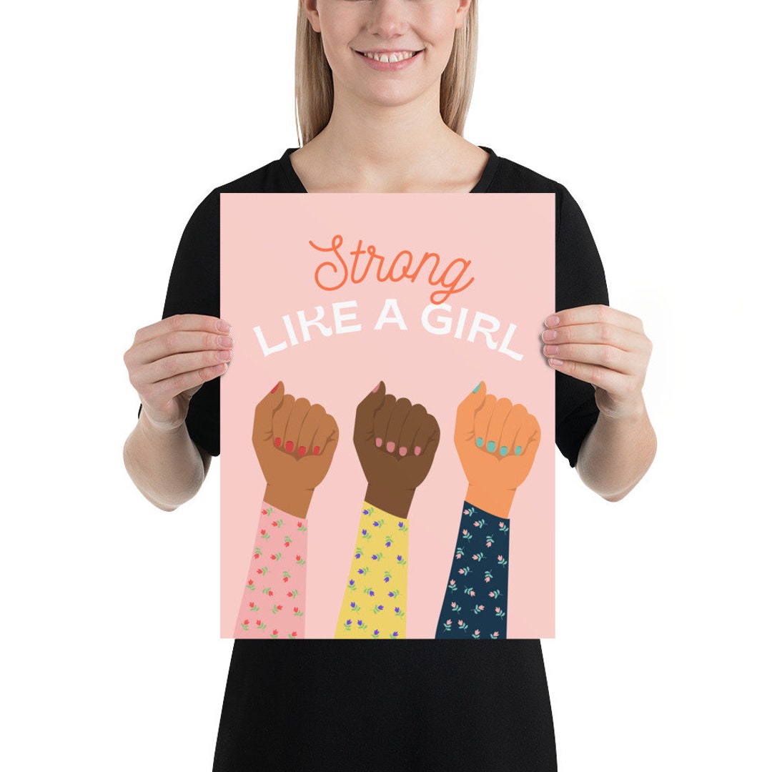 Feminist Poster, Feminist Wall Art, Feminist Art Print, Girl Power Art