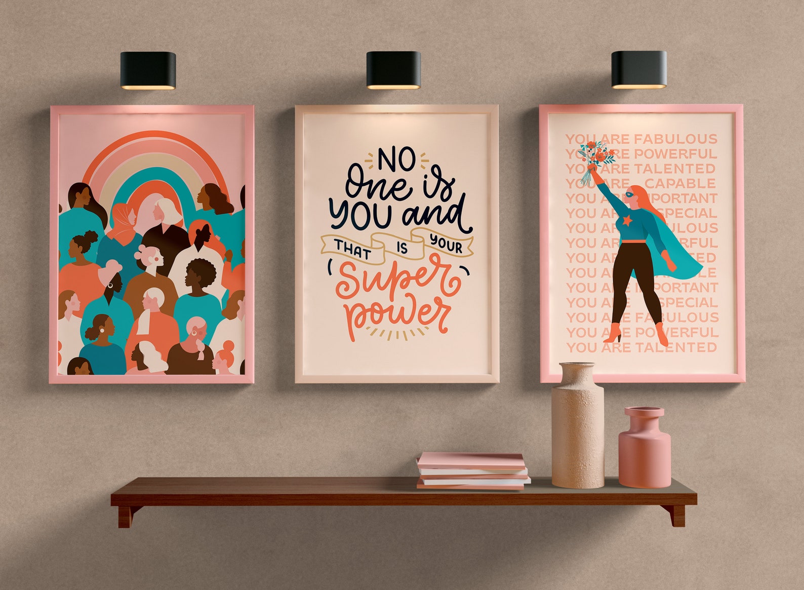 Feminist Poster Feminist Wall Art Feminist Art Print Girl Power Art 