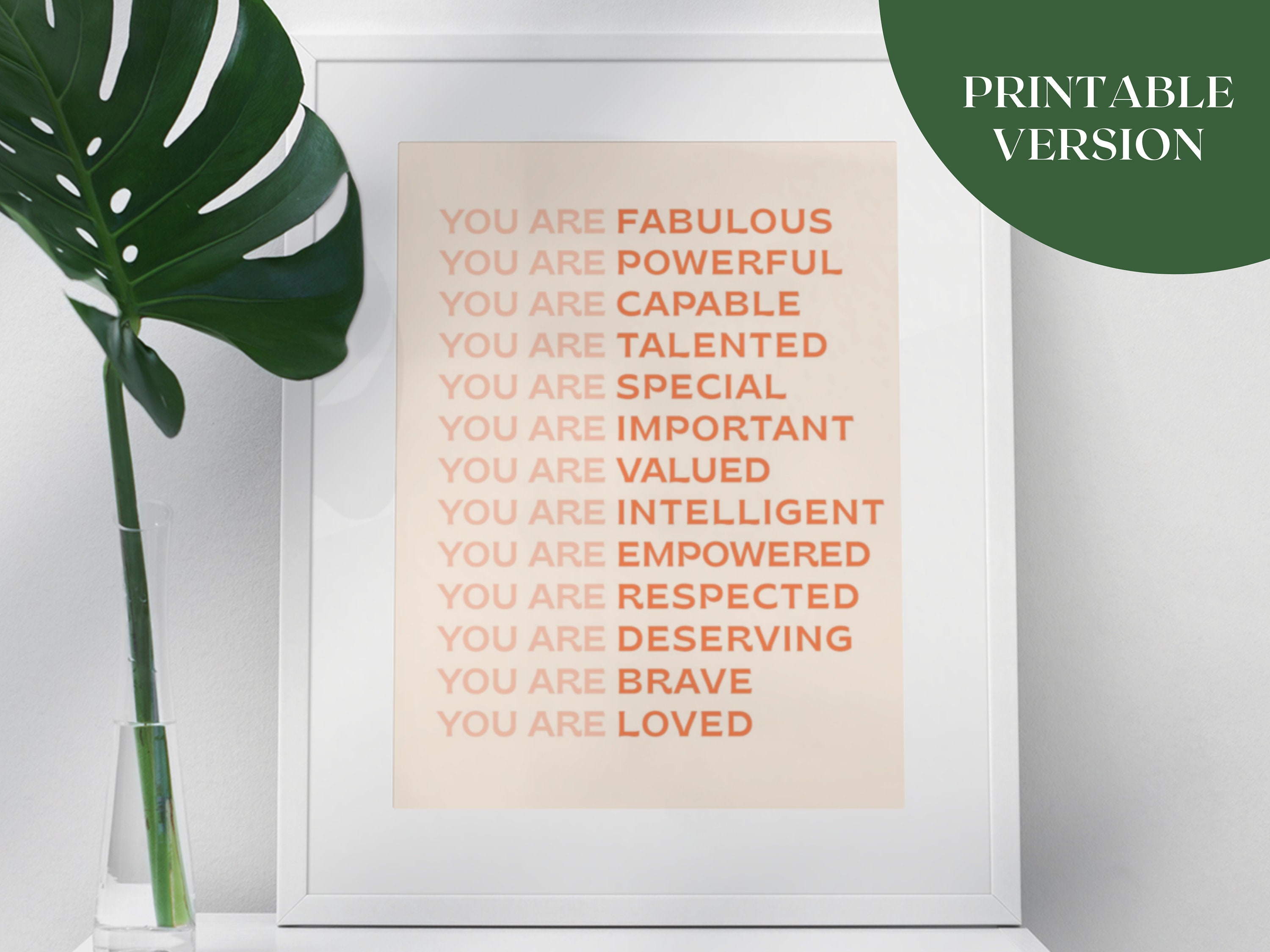 PRINTABLE Feminist Poster Feminist Wall Art Art Print for - Etsy