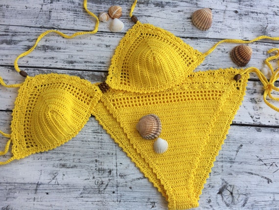 Crochet bikini Crochet swimwear Crochet Boho bikini | Etsy