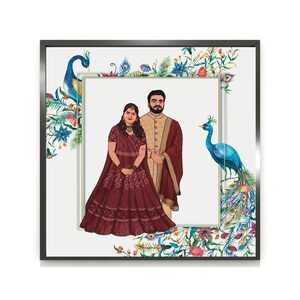 couple illustrations, wedding illustrations, anniversary gift, personalized gift, customized gift, couple portrait, couple gift, unique gift