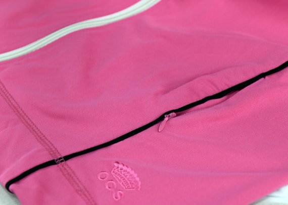 Hot Pink 1990s Oleg Cassini Sport Track Jogging J… - image 8