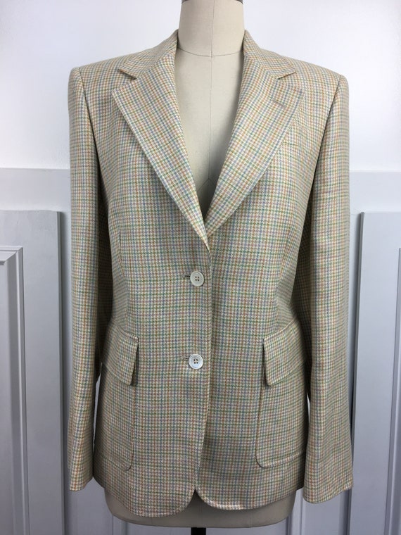 Brooks Brothers Blazer Made in Italy Plaid blazer
