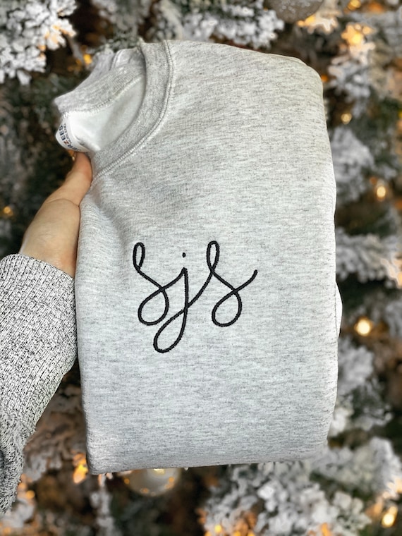 etsy monogram sweatshirt