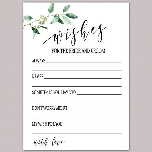 advice for the bride and groom wedding advice cards advice etsy advice for the bride