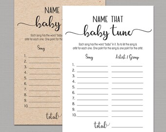 Name That Baby Song Etsy Name That Baby Song Etsy