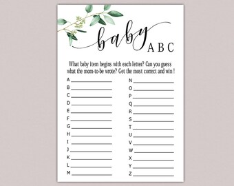 baby items a to z