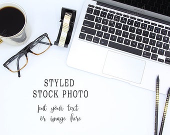 Download Free Styled stock photography background, Photo Background, styled stock photo, Mock up, Mockup, Instagram Photo, office, pen computer white desk PSD Template