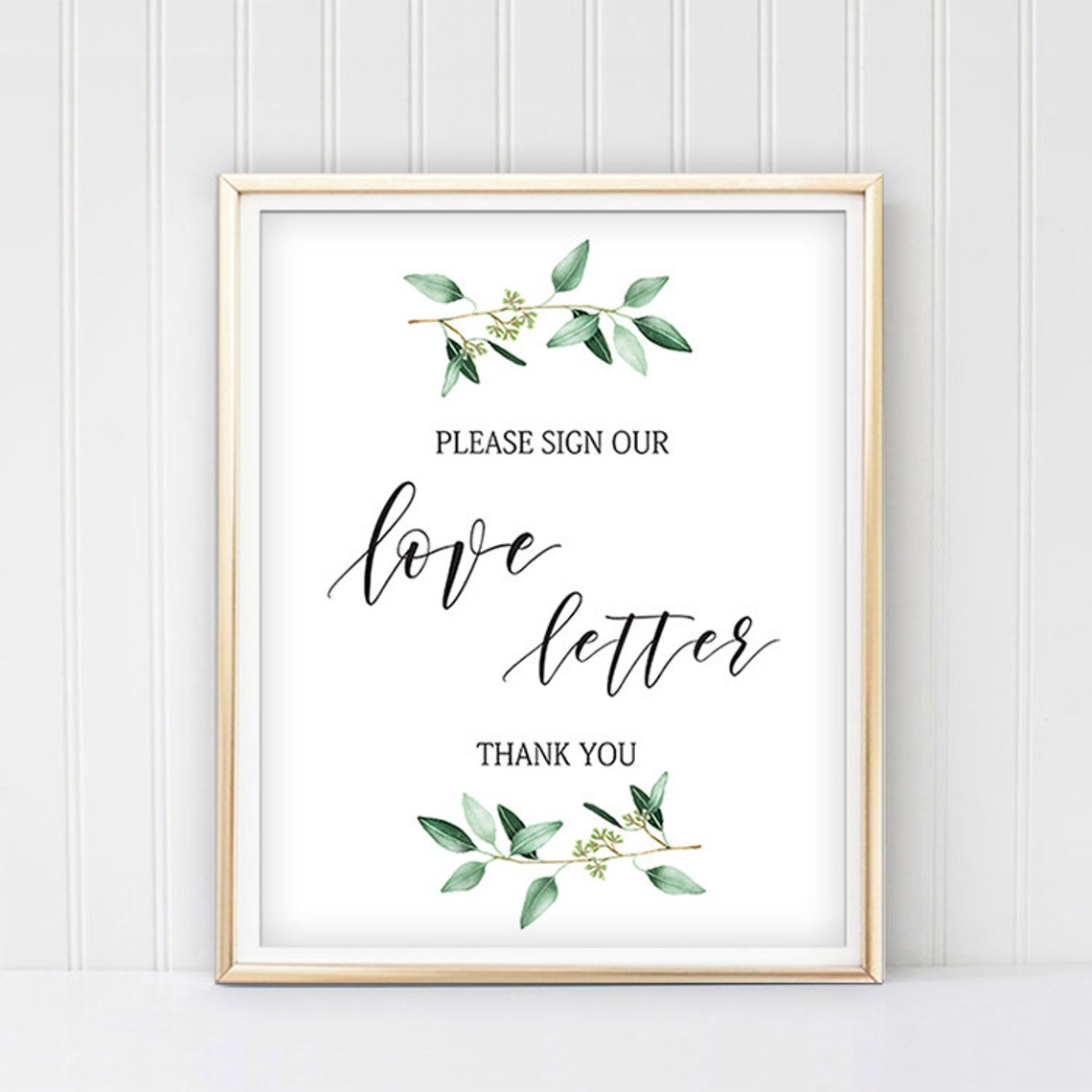 Please Sign Our Love Letter Love Letter Signs for Wedding Etsy