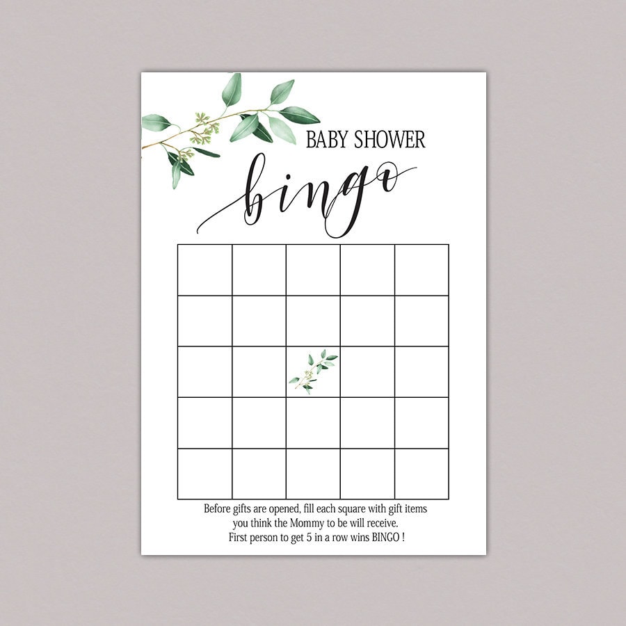 Baby Shower Bingo Cards baby shower bingo printable baby ...