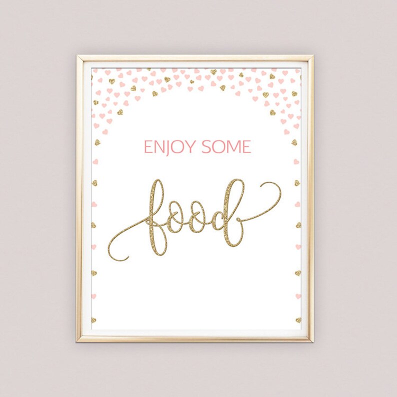 Food signs printable food sign wedding food table signs | Etsy