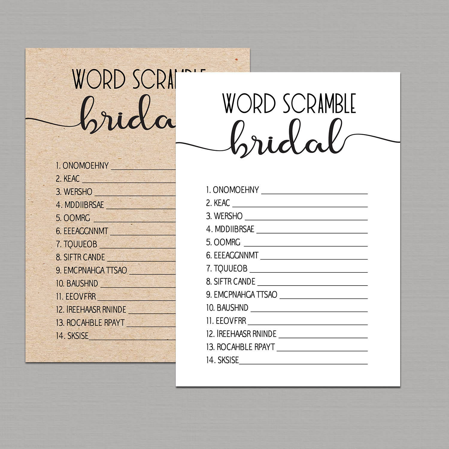 Bridal Word Scramble Game Unscramble Words Bachelorette Etsy Bridal Word Scramble Game Unscramble Words Bachelorette Etsy