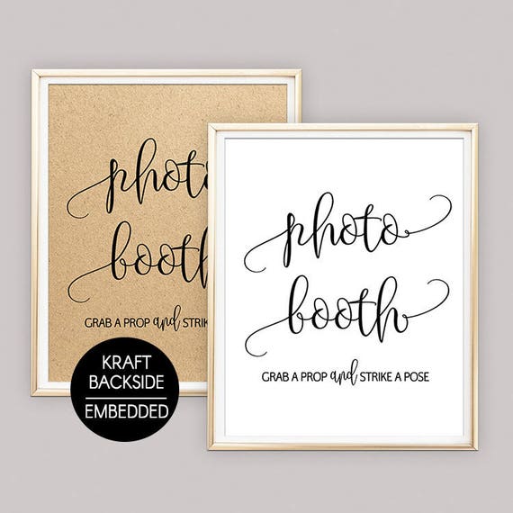 Photo Booth Sign Printable Rustic Photo Booth Sign Download | Etsy